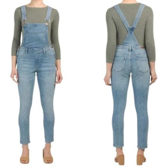 BLANK NYC "It's Vintage" Overalls Medium Wash Denim Size 29 - Picture 8 of 10